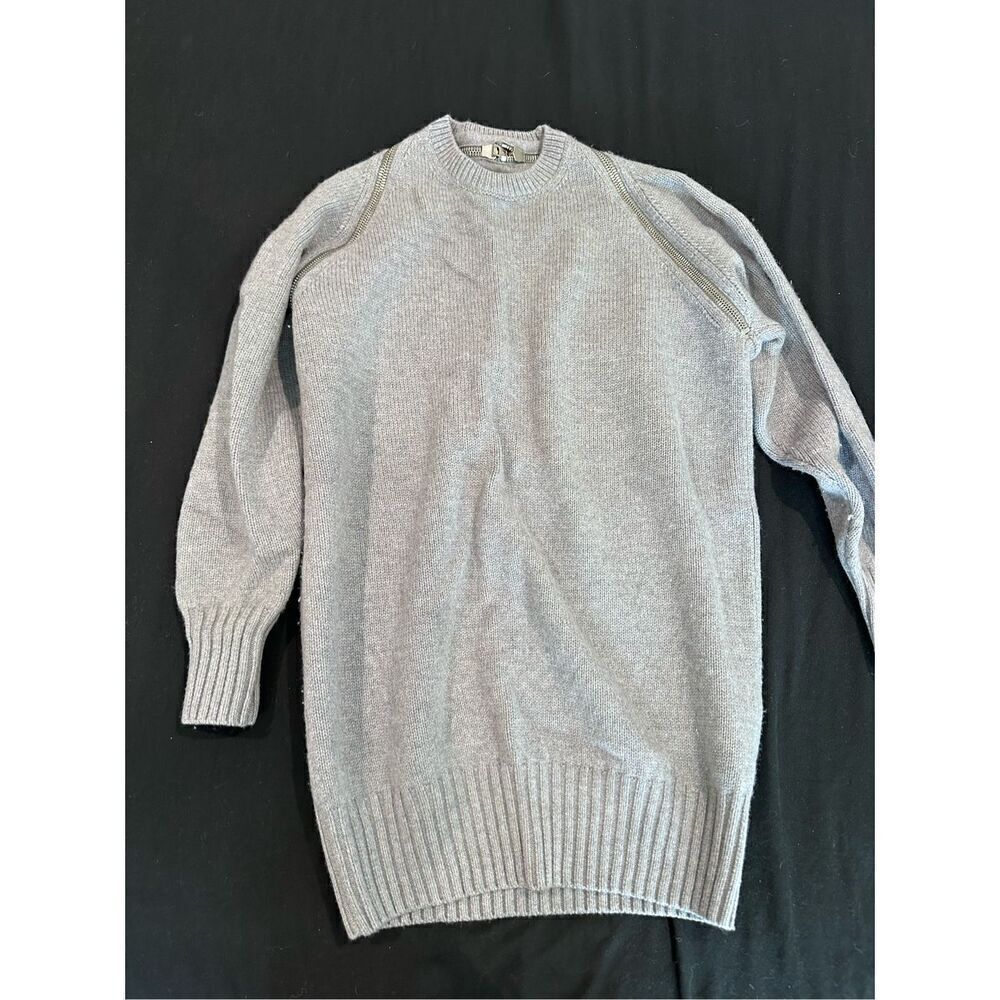 Alexander Wang size XS women’s gray sweater dress with zippers